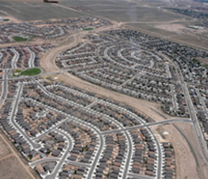 Figure 1. An example of a suburb in Rio Rancho, NM