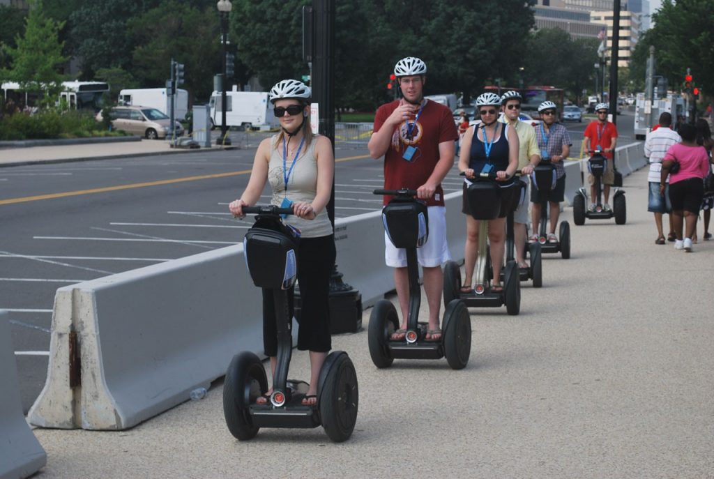 Segways in the ciity