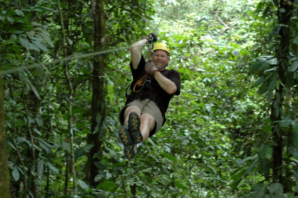 Costa Rican zipline