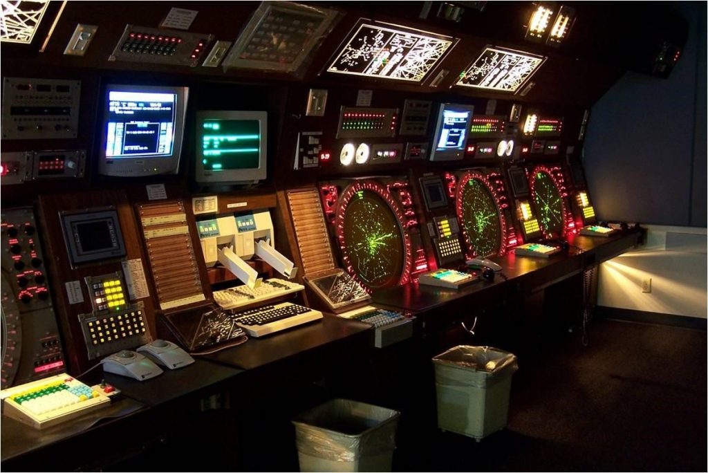 Inside a Terminal Radar Approach Control Center (TRACON)