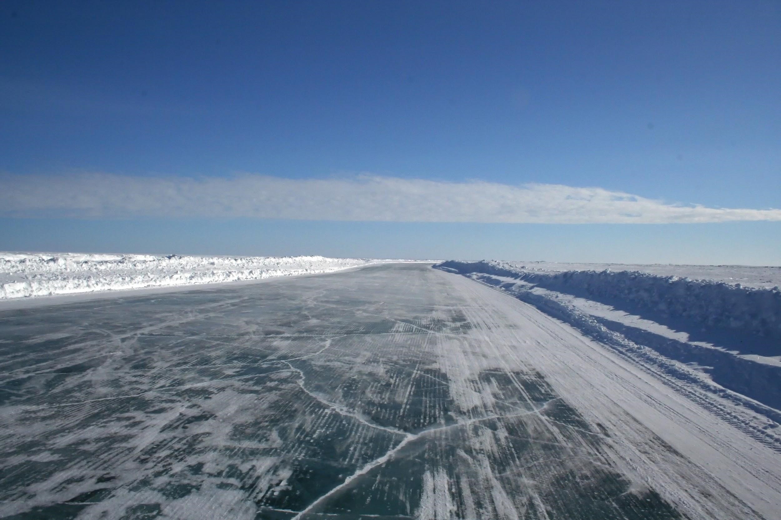 Mackenzie River ice road