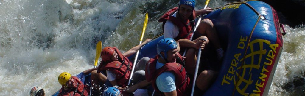 Whitewater rafters