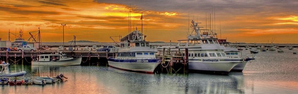 Ships in harbor