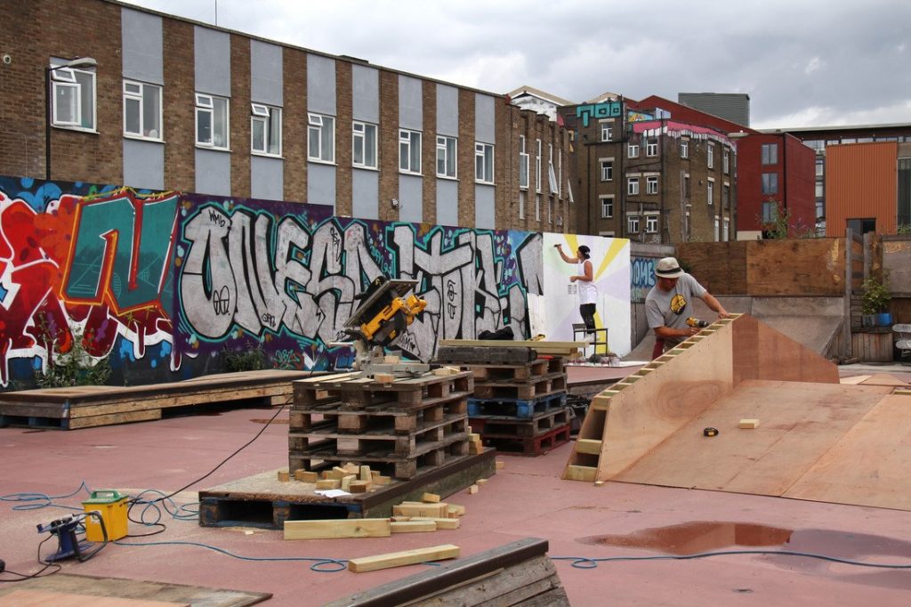 Developing the skatepark in London