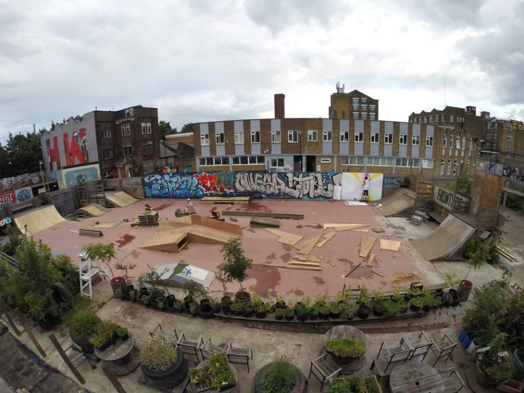 Frontside Gardens in Hackney Wick, London