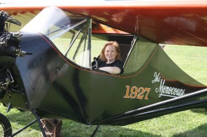 Heather Taylor in a Monocoupe