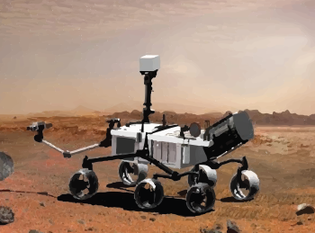 NASA’s robot in the Mojave Desert