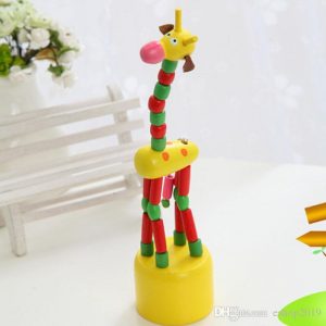 Toy giraffe with rubber band “cable.” Photo from DHgate.com