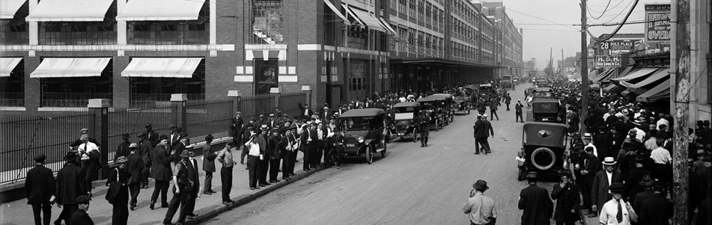 Old cars on street