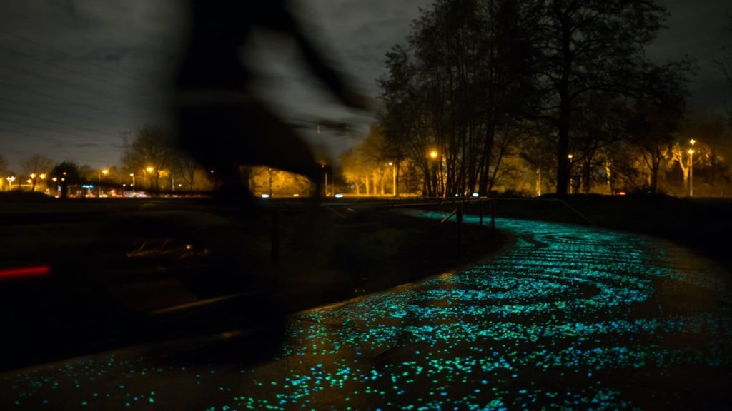 Starry Night bike path, Eindhoven, Netherlands