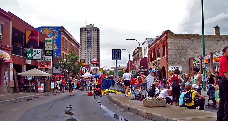 Ciclovía in Winnipeg