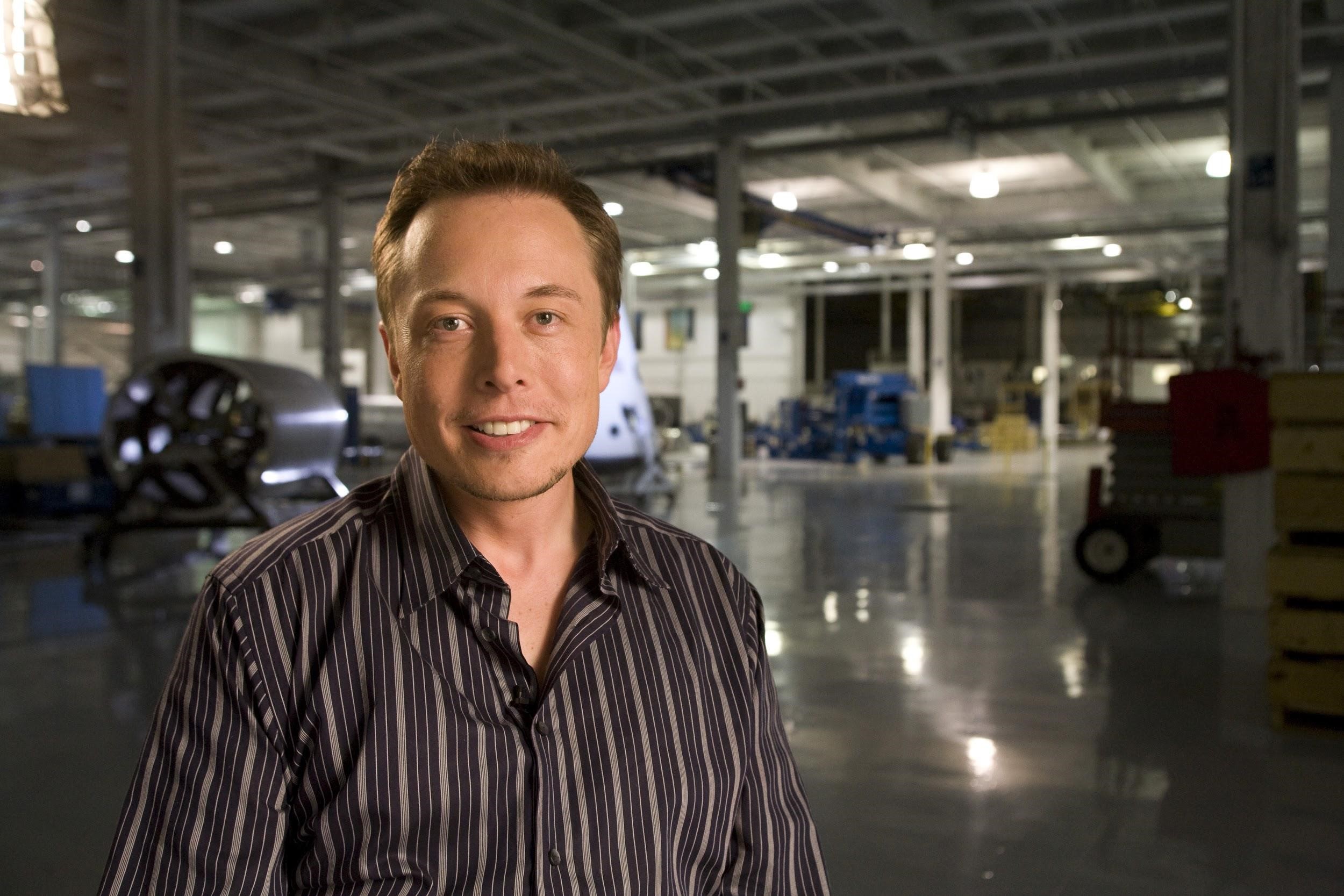 Elon Musk at SpaceX