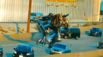 Robot scene from Transformers: Dark of the Moon